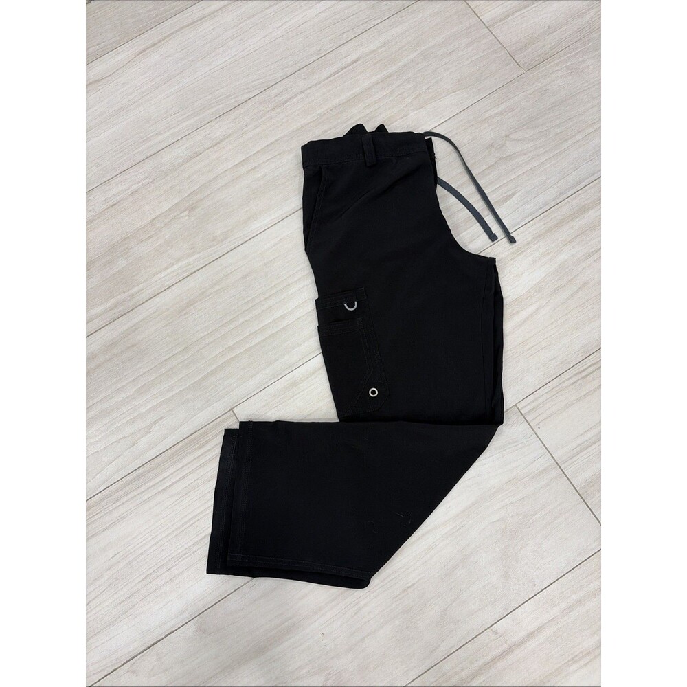 Cherokee Scrub Pants Black Medium / Short Button Fly. (Women’s L)